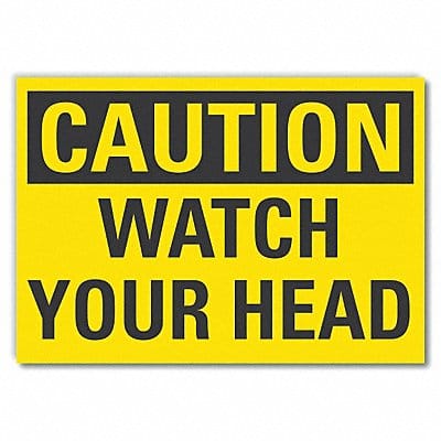 Caution Sign 10inx14in Non-PVC Polymer