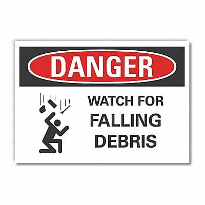 Danger Sign 10inx14in Non-PVC Polymer