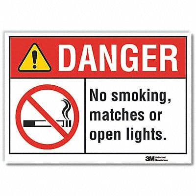 Danger Sign 10in x 14in Non-PVC Polymer