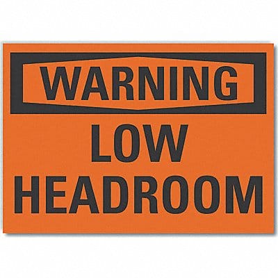 Warning Sign 10inx14in Non-PVC Polymer