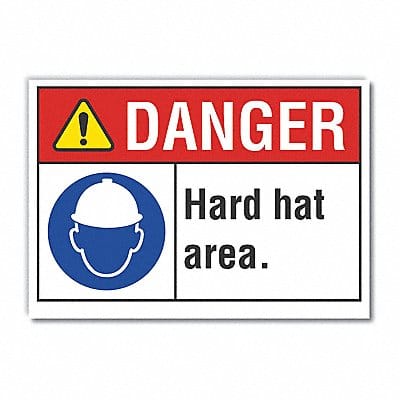 Danger Sign 10in x 14in Non-PVC Polymer