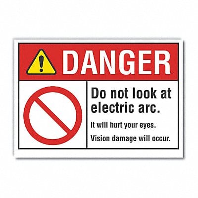 Danger Sign 10in x 14in Non-PVC Polymer