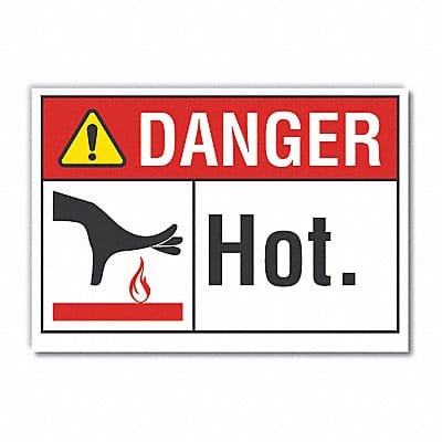 Danger Sign 10in x 14in Non-PVC Polymer