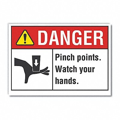 Danger Sign 10in x 14in Non-PVC Polymer