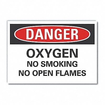 Danger Sign 10inx14in Non-PVC Polymer