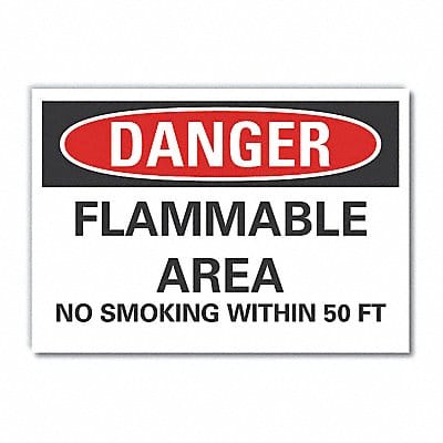 Danger Sign 10inx14in Non-PVC Polymer