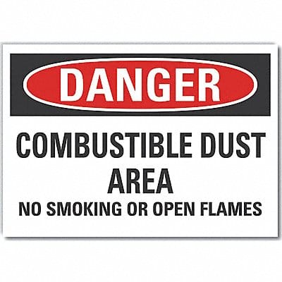 Danger Sign 10inx14in Non-PVC Polymer