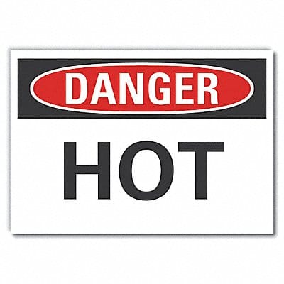 Danger Sign 10in x 14in Non-PVC Polymer