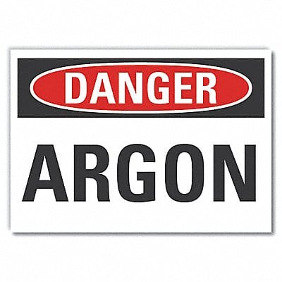 Danger Sign 10in x 14in Non-PVC Polymer