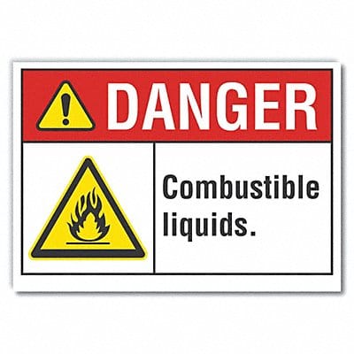 Danger Sign 10inx14in Non-PVC Polymer