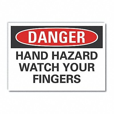 Danger Sign 10in x 14in Non-PVC Polymer