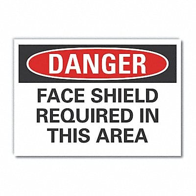 Danger Sign 10in x 14in Non-PVC Polymer