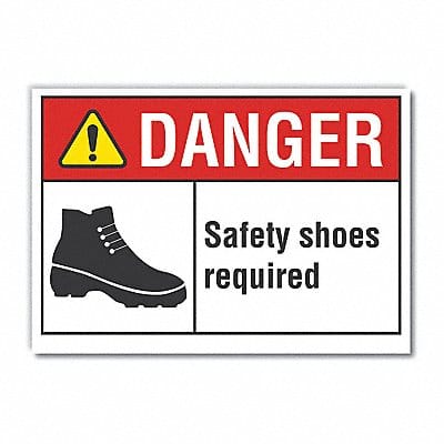 Danger Sign 10in x 14in Non-PVC Polymer