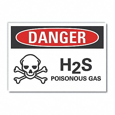 Danger Sign 10in x 14in Non-PVC Polymer