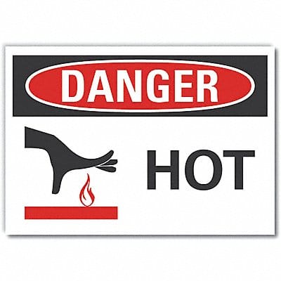 Danger Sign 10in x 14in Non-PVC Polymer