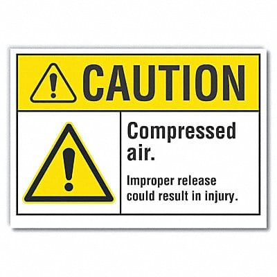 Caution Sign 10inx14in Non-PVC Polymer