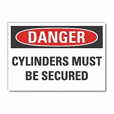 Danger Sign 10in x 14in Non-PVC Polymer