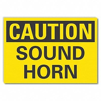 Caution Sign 10inx14in Non-PVC Polymer