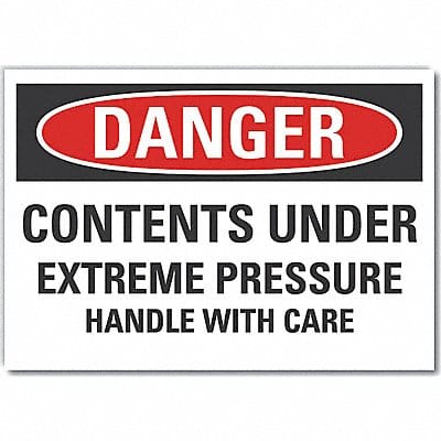 Danger Sign 10in x 14in Non-PVC Polymer