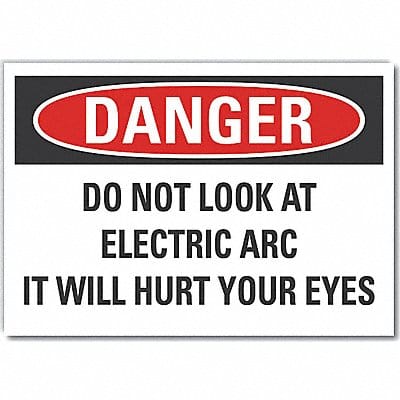 Danger Sign 10in x 14in Non-PVC Polymer