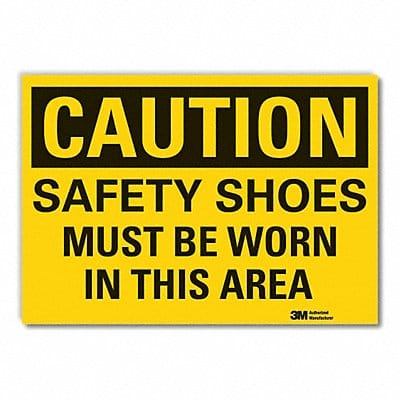 Caution Sign 10inx14in Non-PVC Polymer