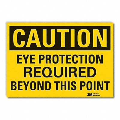 Caution Sign 10inx14in Non-PVC Polymer