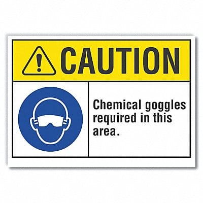 Caution Sign 10inx14in Non-PVC Polymer