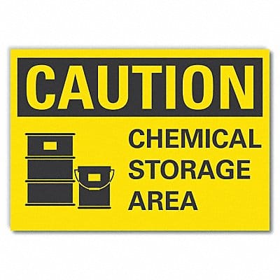 Caution Sign 10inx14in Non-PVC Polymer