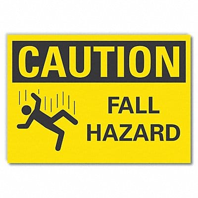 Caution Sign 10inx14in Non-PVC Polymer