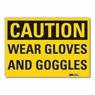 Caution Sign 10inx14in Non-PVC Polymer