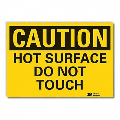 Caution Sign 10inx14in Non-PVC Polymer