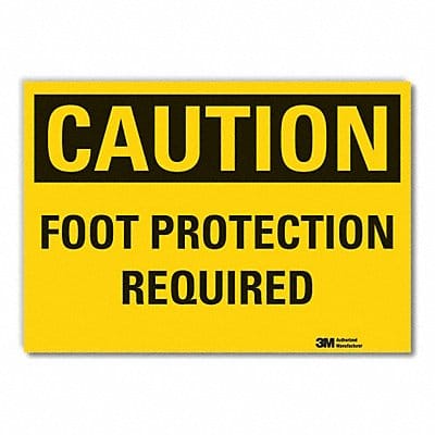 Caution Sign 10inx14in Non-PVC Polymer