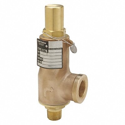 Relief Valve Bronze 150 psi 9-7/16 H