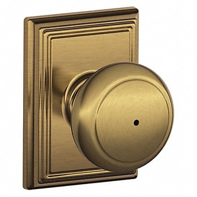 Knob Lockset Antique Brass Privacy Gr 2