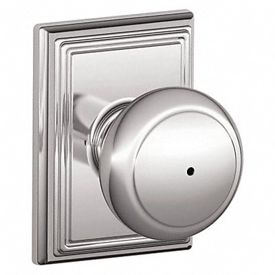 Knob Lockset Bright Chrome Privacy Gr 2