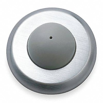 Door Stop Wall Mount Satin Chrome