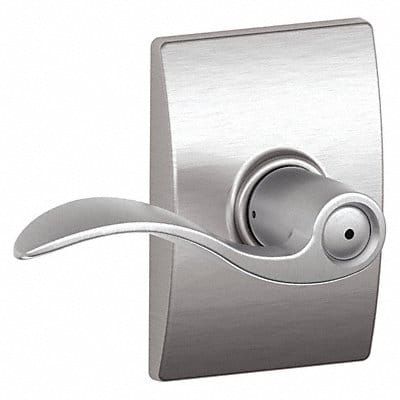 Door Lever Lockset Satin Chrome Privacy