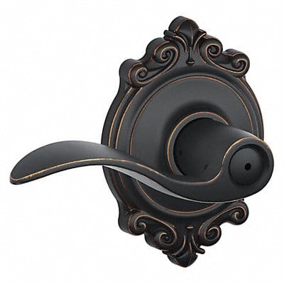 Lever Lockset Antique Bronze Privacy