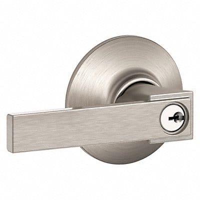 Door Lever Lockset Satin Nickel Entrance