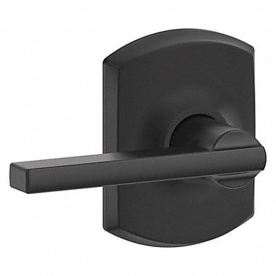 Lever Lockset Black Powder Coat Passage