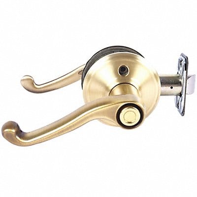 Door Lever Lockset Satin Brass Privacy