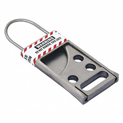 Lockout Hasp Silver 3-1/2 in L SS