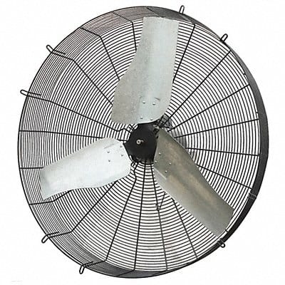 GrdMntd Exht Fan 36In Bl Galv Steel 115V