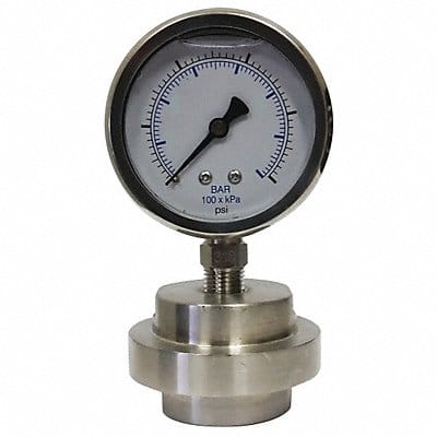 Pressure Gauge 1/2 in FNPT 0 to 15 psi