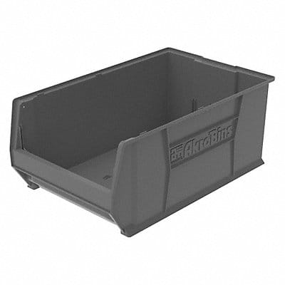 F9078 Super Size Bin Gray Plastic 12 in