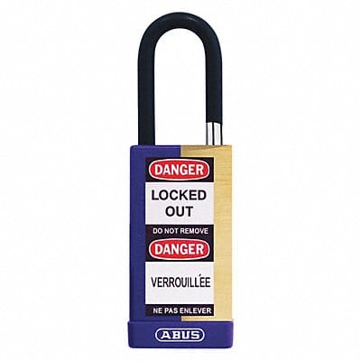 Keyed Padlock 3/4 W x 1-1/2 H Shackle