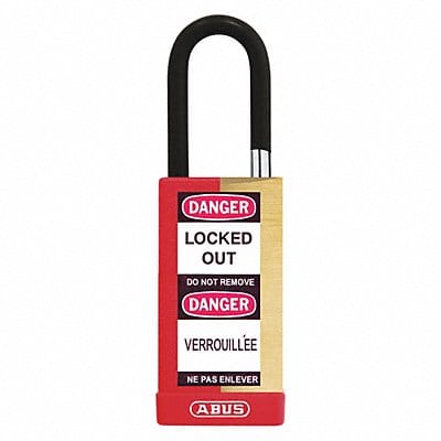 Keyed Padlock 3/4 W x 1-1/2 H Shackle