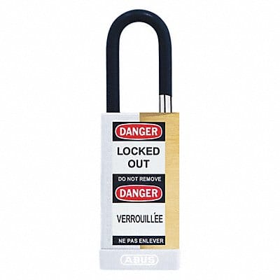 Keyed Padlock 3/4 W x 1-1/2 H Shackle