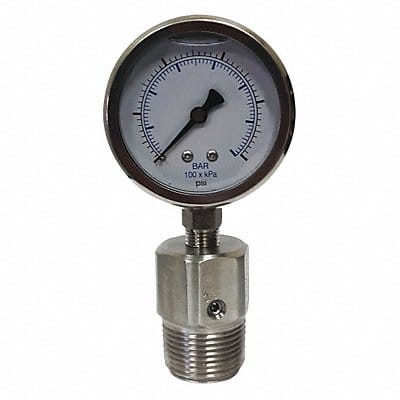 K4225 Pressure Gauge 1 in MNPT 0 to 60 psi