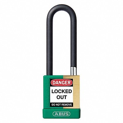 Keyed Padlock 3/4 W x 3 H Shackle